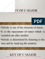 Key of C Major