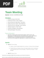 Peer Graded Assignment Activity Plan A Meeting and Inform The Team