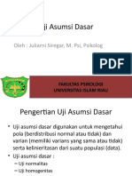 Uji Asumsi Dasar