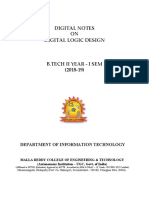 DIGITAL LOGIC DESIGN - Chapter-2