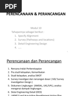 Modul 10 Perencanaan Jalan Rel 