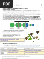 Speciation Modes PDF