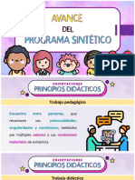 Avance Del Programa Sintético