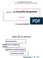 Pr. Imane GHAZLANE Contrôle de Gestion Chap Prélim