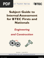 Guide To Int Assessmt For BTEC Firsts and Nats Engineering Construction