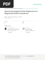 Optical and Langmuir Probe Diagnostics I