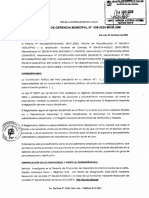 Resolucion de Gerencia 006 2020 Modelo de Desabastecimiento