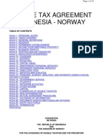 Double Tax Agreement Indonesia - Norway