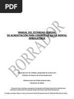 Manual Estandar Acreditacion Salud Mental Ambulatoria Ambulatoria