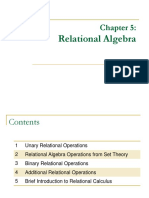 Chapter - 5-Relational Algebra