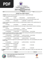 English 10 Summative Test A Q2