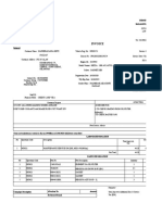 Repair Order Invoice