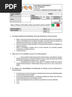 Evaluación OP-MDO-001