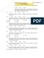 Matemática Actividad N°1 Regla de Tres Simple y Compuesta