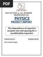 Project On Capacitor