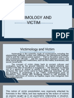 Lesson 2 - Victimology and Victim