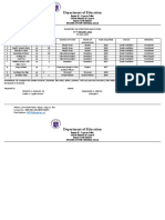 Inventory of Furniture and Fixtures