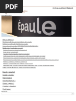 Epaule - Rééducation D'une Capsulite Rétractile