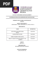 Ubm588 - Assignment 1 - Risk Assessment in A Post Covid 19 - Siti Nur Balqis Binti Noor Izwan