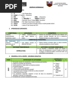 SESION DE APRENDIZAJE Modelo YAPA 03