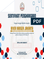 Sertifikat RIVER RANGER