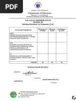 Mapeh 3 - 1ST Summative Test-Quarter 3