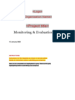 Monitoring-and-Evaluation-ME-Plan-SINGLE PROJECT Template