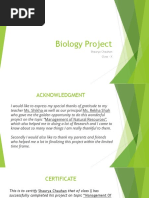 Biology Project