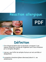 Réaction Allergique