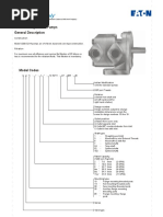 V Series - Single Vane Pumps General Description: Construction