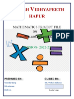 Maths Project File