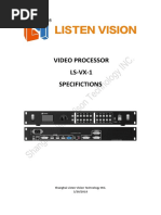 VIDEO PROCESSOR LS-VX-1 - Eng