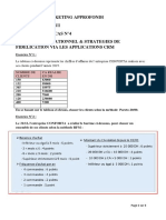 QCM & Etude de Cas n4 Marketing Approfondi s5m3. 2022.2023