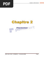 BA II - Chapitre 2 - Effort Tranchant