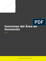 Funciones Del Area de Formación