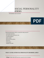 Antisocial Personality Disorders