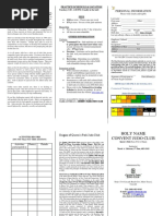 Holy Name Registration Form