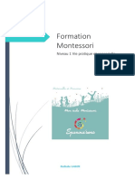 Formation Montessori Niveau 1introduction