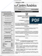 Decreto 12 Reformas A La Ley Reguladora de Las Notificaciones Por Medios Electronicos Del Organismo Judicial