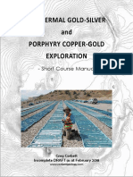 Manual Epithermal & Porphyry - G.corbett 2018