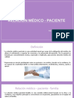 Relación Médico - Paciente