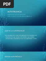 Presentación Autotronica