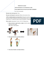 Planificación Semanal Del 05 Al 11 de Diciembre de 2022