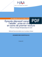 Depression Adulte Argumentaire Pec