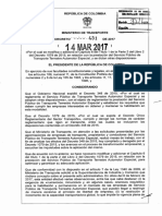 Decreto No. 0000431 Del 14 de Marzo de 2017