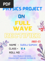 Physics Practical Class 12 Full Wave Rectifier With Graphics