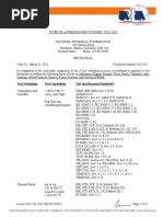 Test Technology Test Capabilities Test Specifications/Standards