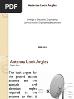 Antenna Look Angles: College of Electronic Engineering Communication Engineering Department