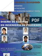 Curso: Diseño de Equipos en Ingeniería de Procesos.