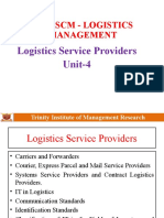 305 OSCM - Logistics Management Unit-4